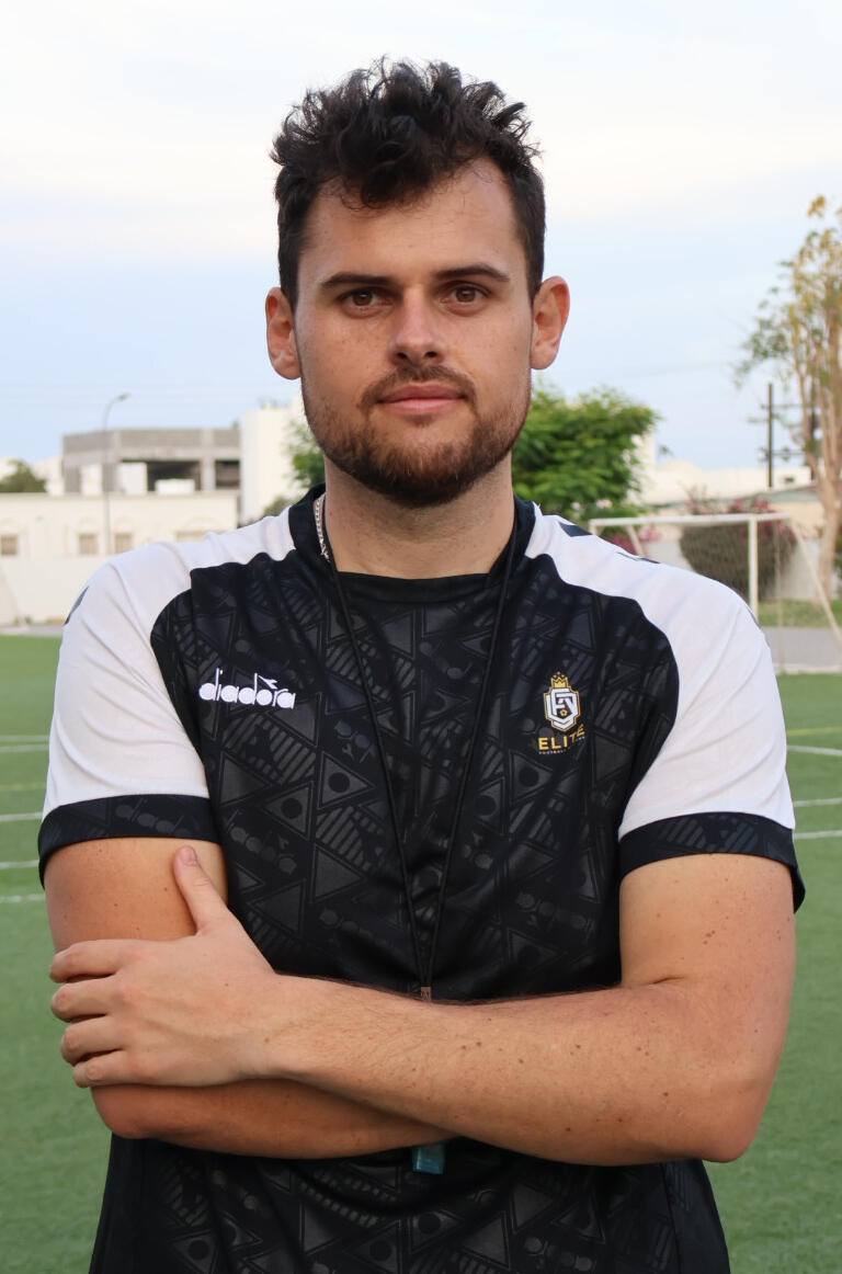 Coach DIllan at Elite Football Academy Oman